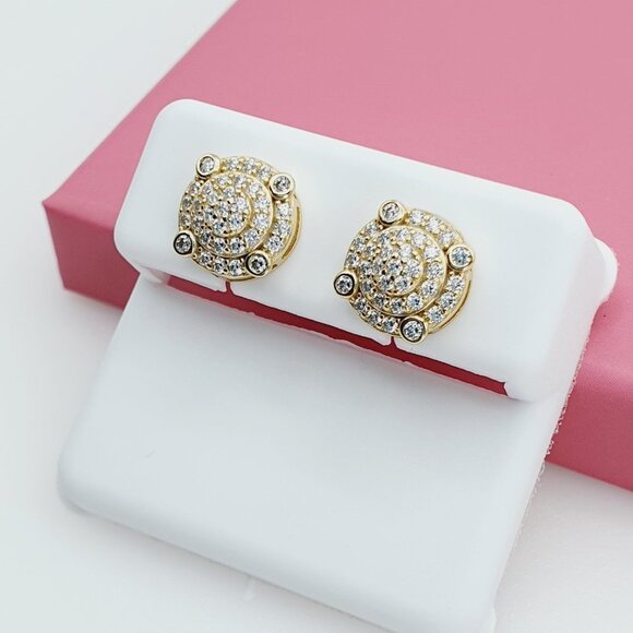 "925 Sterling Silver Cubic Zirconia Earrings, U19254620 - Picture 7 of 11